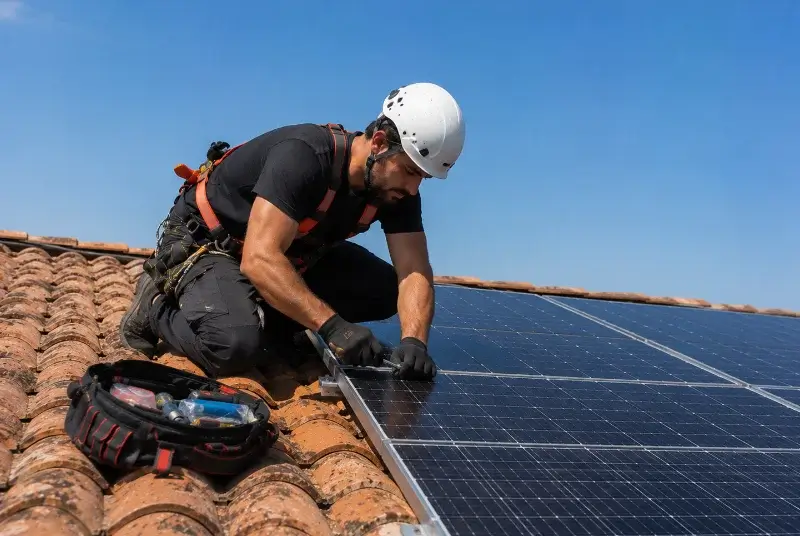 Maintenance et monitoring de panneaux solaires à Kutzenhausen